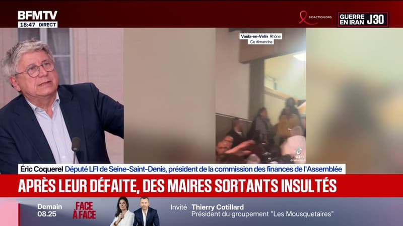 Maires sortants hués après les municipales: "On en fait des caisses", estime Éric Coquerel, président de la commission des finances de l'Assemblée nationale