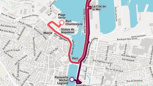 Le passage de la flamme olympique à Cherbourg-en-Cotentin (Manche) le 31 mai 2024. Le passage de la flamme olympique à Cherbourg-en-Cotentin (Manche) le 31 mai 2024.