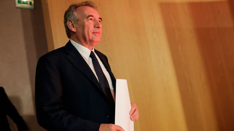 François Bayrou lors d'une conférence de presse du Modem, le 21 juin 2017.