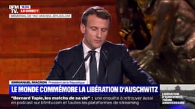 "Nous sommes les garants d'un ordre international qui tient par le droit, la légalité et le respect de chacun.", selon Emmanuel Macron