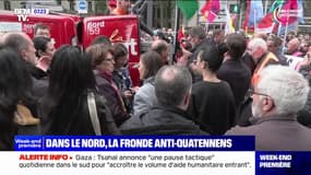 Dans le Nord, ces électeurs ont manifesté contre l'extrême droite mais également contre l'investiture d'Adrien Quatennens