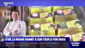 Foie gras banni des réceptions officielles à Lyon: le chef Christophe Marguin dénonce un coup de com'