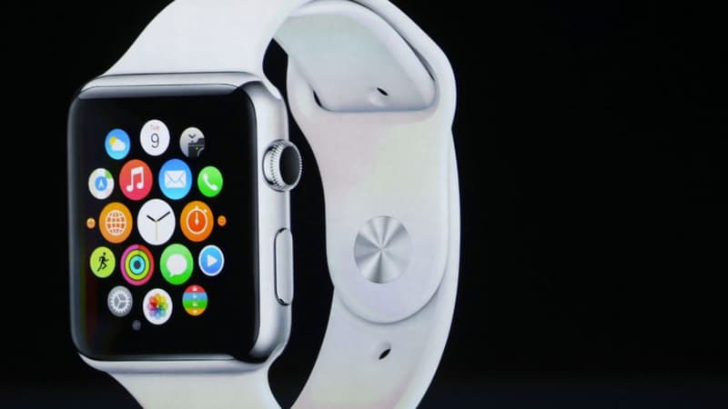 Apple a dévoilé l'iWatch, sa montre connectée dédiée à la santé, le 9 septembre 2014.
