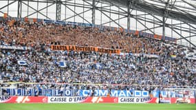 Le stade Vélodrome lors du match entre l'Olympique de Marseille et Rennes, le 19 septembre