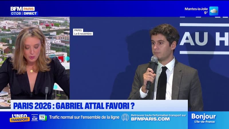 Municipales de 2026: Gabriel Attal favori à Paris?