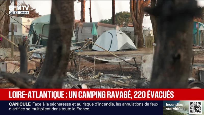 Loire-Atlantique : un camping ravagé, 220 personnes évacuées - 11/07