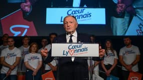 Jean-Michel Aulas en meeting à Lyon ce vendredi 26 septembre 2025.
