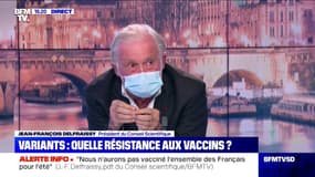 Jean-François Delfraissy: "Le variant sud-africain semble provoquer une diminution de l'efficacité du vaccin d'environ 40%"