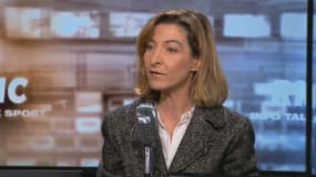 Céline Pina, conseillère régionale PS du Val d’Oise, ce mercredi. 