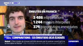 Émeutes: "Une justice d'une incroyable sévérité", Vincent Brengarth (avocat au barreau de Paris) réagit aux condamnations prononcées lors des comparutions immédiates 