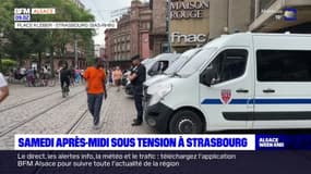 Violences urbaines: un samedi après-midi sous tension à Strasbourg 