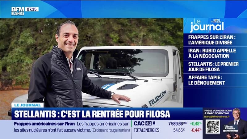 Stellantis : c'est la rentrée pour Antonio Filosa