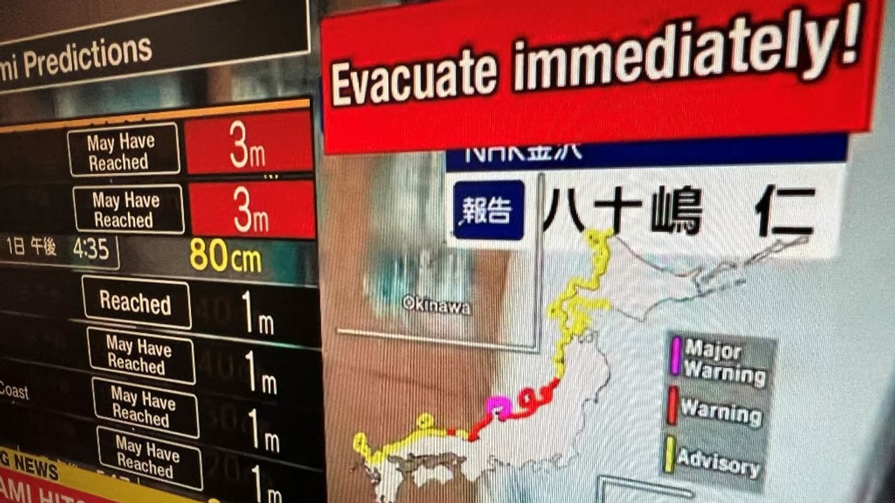 Alerte tsunami au Japon après une série de séismes puissants ce que l