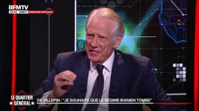 Dominique de Villepin suggère de mobiliser l'Irak et la Turquie pour accueillir les Iraniens poursuivis par le régime