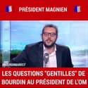 Les questions "gentilles" de Jean-Jacques Bourdin au président de l'OM