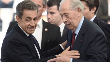 Nicolas Sarkozy et Charles Pasqua