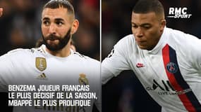 Benzema joueur français le plus décisif de la saison, Mbappé le plus prolifique