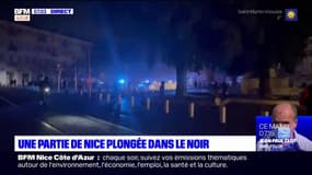 Nice: une partie de la ville plongée dans le noir après un incendie