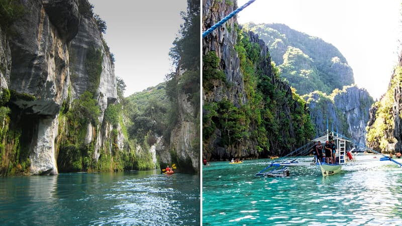 Les gorges du Verdon / Les gorges des Philippines 