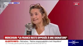 Mercosur: ". For example, Farmers are guaranteed that France is completely opposed to it"says Sophie Primas, government spokesperson "farmers guaranteed france completely opposed