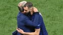 Didier Deschamps et Karim Benzema