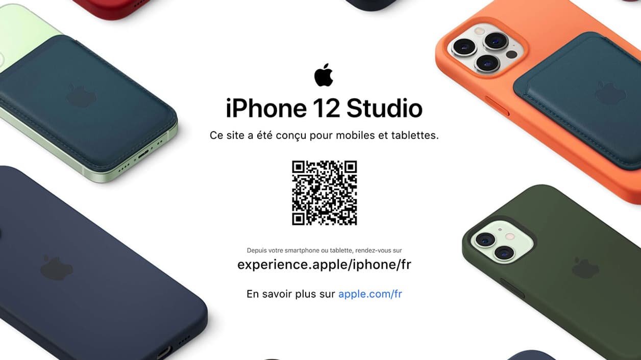 Le site de l'iPhone 12 Studio