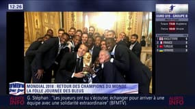 La folle journée des Bleus champions du monde à Paris