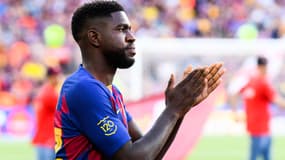 Samuel Umtiti avec le Barça, le 4 août 2019