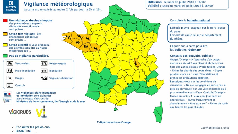alerte orange alerte orange