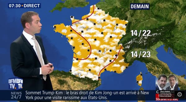 Météo du vendredi 1er juin 2018 -