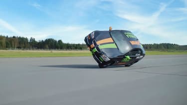 Le pilote finlandais Vesa Kivimäki vient de battre le record du monde de vitesse sur deux roues.