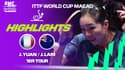 Résumé : Jia Nan YUAN vs Jocelyn LAM (ITTF World Cup 2024)