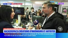 Hackerspace : créations d'ingénieurs et artistes au village des sciences à Antibes