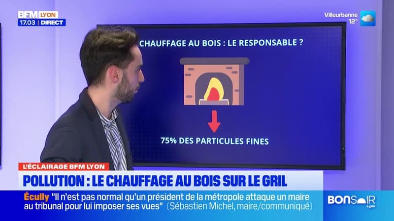 Pollution de l'air dans le bassin lyonnais: le chauffage à bois, principal responsable