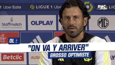 OL : "On va y arriver", Grosso affiche son optimisme