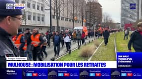 Mulhouse: mobilisation pour les retraites