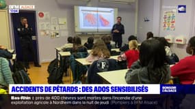 Accidents de pétards: des adolescents sensibilisés à Strasbourg