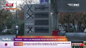 Pénurie: "On a un problème pour trouver de l'essence"
