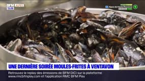 Hautes-Alpes: une dernière soirée moules-frites à Ventavon