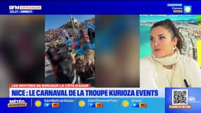 Nice: pour la première fois, la troupe Kurioza Events a participé au carnaval