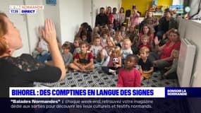 Bihorel: des comptines en langue des signes