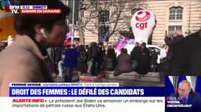 8 mars: Les candidats à la présidentielle défilent pour les droits des femmes