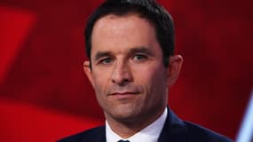 Benoît Hamon sur le plateau de "L'émission politique", le 9 mars 2017. 