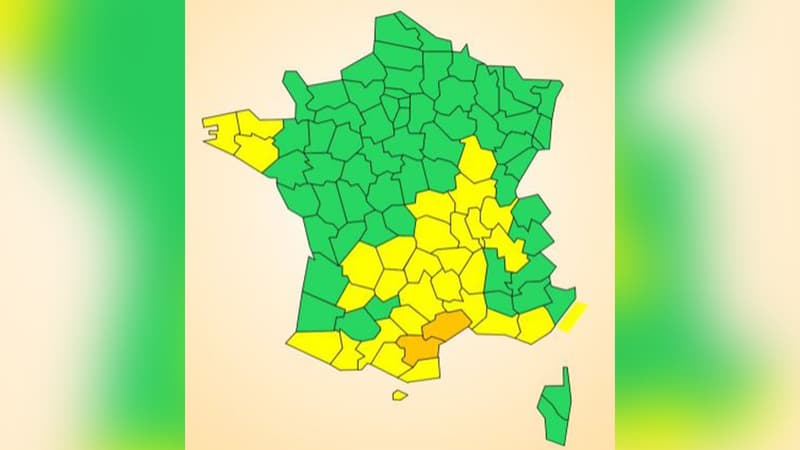 L'Aude et l'Hérault sont placés en vigilance orange pour pluie et inondation.