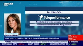 Sarah Thirion (TP ICAP Europe) : Teleperformance, des résultats du premier semestre prometteurs - 12/07