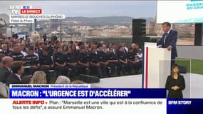 Emmanuel Macron présente son plan pour Marseille: "La réponse ne se fera pas en un jour, il n'y a pas de recette cachée, de formule magique"