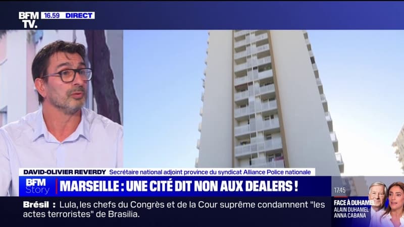 Marseille: pour David-Olivier Reverdy (Alliance), "ce n'est pas aux riverains de se mettre au milieu de trafiquants surarmés"
