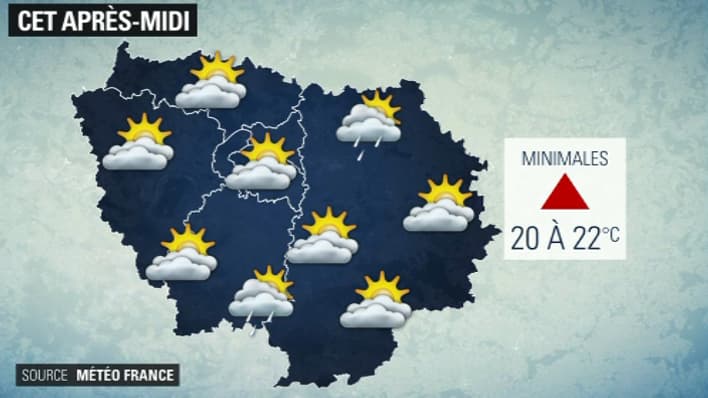 Météo du 13 juin. Météo du 13 juin.