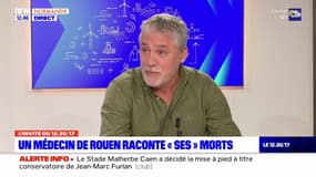 Igor Auriant, médecin réanimateur à Rouen, présente son livre "Vivre avec la mort"