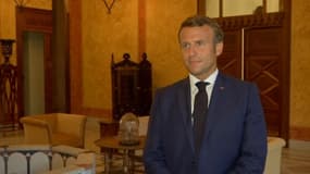 L'entretien d'Emmanuel Macron à BFMTV lors de son déplacement au Liban